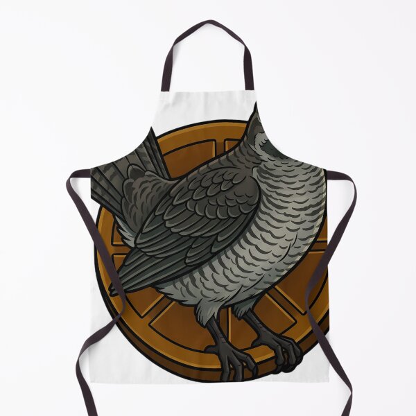 Item preview, Krampus Hazel Grouse with a Dark Amber Sunwheel — Gothic Christmas Familiar designed and sold by IllumeInk.