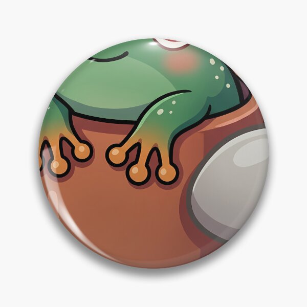 Item preview, Cute Splendid Leaf Frog in a Terracotta Mug with Puffball Mushroom designed and sold by pumsquare.