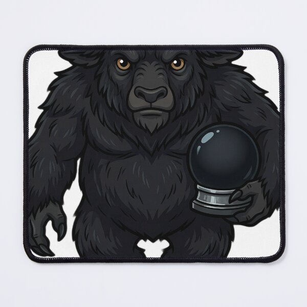 Item preview, Krampus Horned Yuletide Guardian with a Gothic Snow Globe — Dark Christmas Folklore designed and sold by IllumeInk.