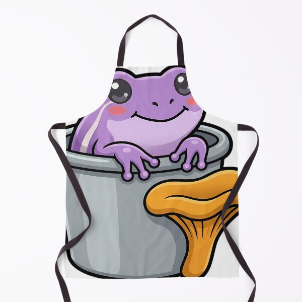 Item preview, Cute Pine Barrens Tree Frog in a Tin Bucket with Winter Chanterelle Mushroom designed and sold by pumsquare.