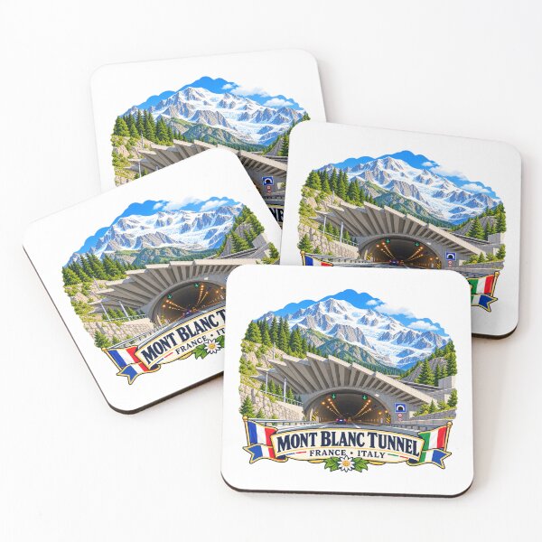 Item preview, Mont Blanc Tunnel, France, Italy - Alpine Design designed and sold by Myra365Art.
