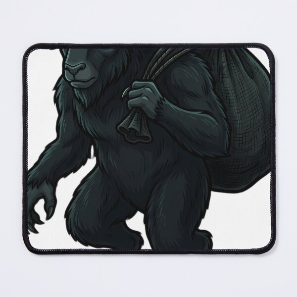 Item preview, Krampus Horned Yuletide Guardian with a Sealed Dark Sack — Dark Christmas Folklore designed and sold by IllumeInk.