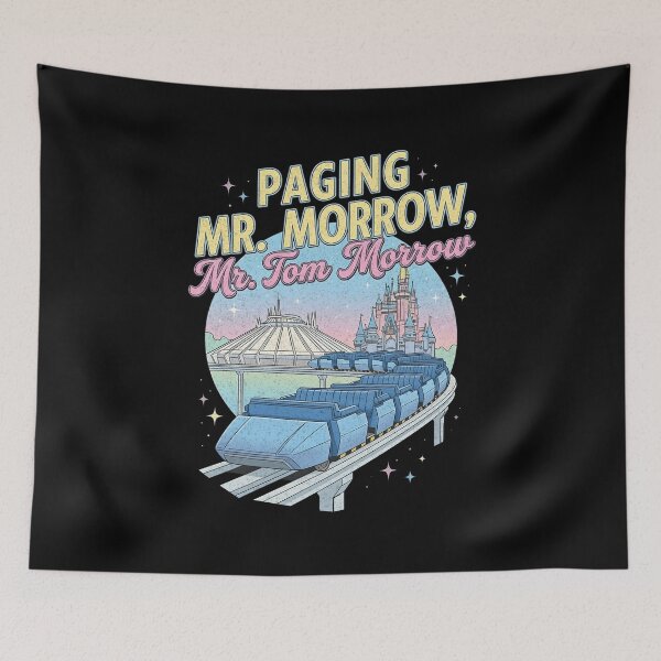 Item preview, Paging Mr Tomorrow Retro Monorail designed and sold by NoirLuxeStudio.