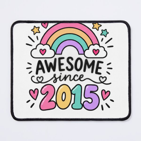 Item preview, Awesome Since 2015 Kids Birthday Born Year Ninth Birthday Gift designed and sold by drawwiika+44.