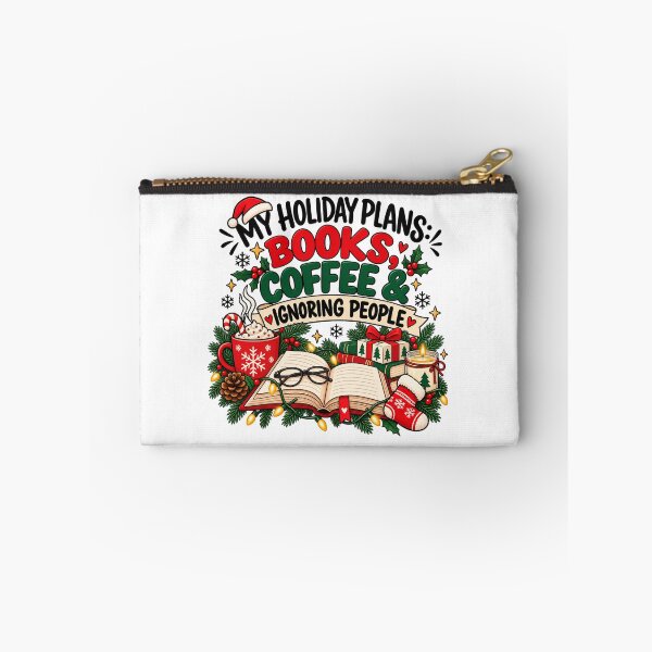 Item preview, My Holiday Plans, Books Coffee & Ignoring People designed and sold by teesterra.