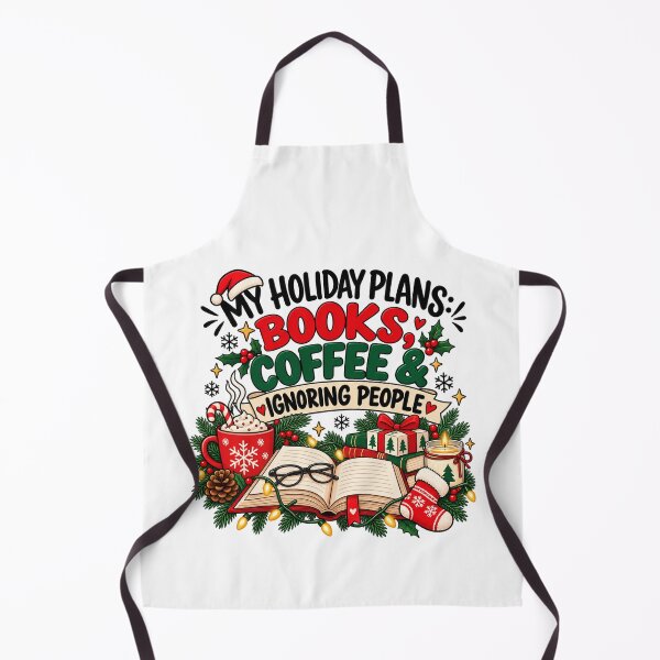 Item preview, My Holiday Plans, Books Coffee & Ignoring People designed and sold by teesterra.