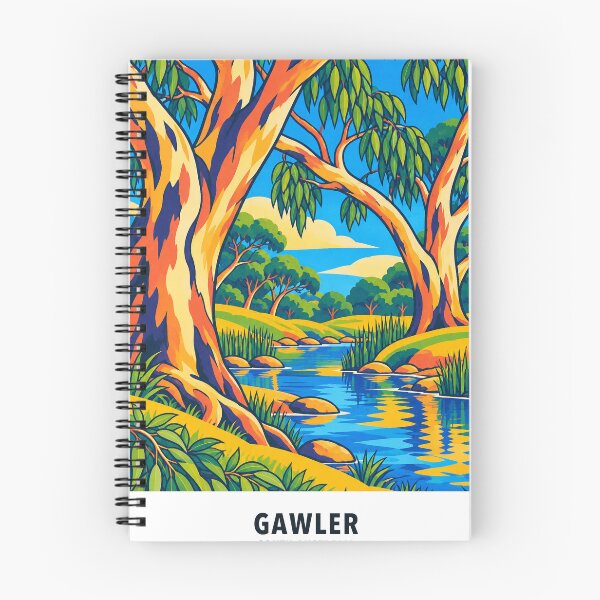 Item preview, Gawler South Para River and Red Gums designed and sold by Print My Town.