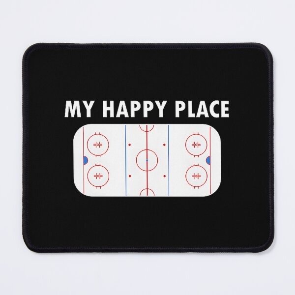 Item preview, Ice Hockey Rink Illustration Featuring Player and Goalie in Winter Sports Action designed and sold by peachpanzera.