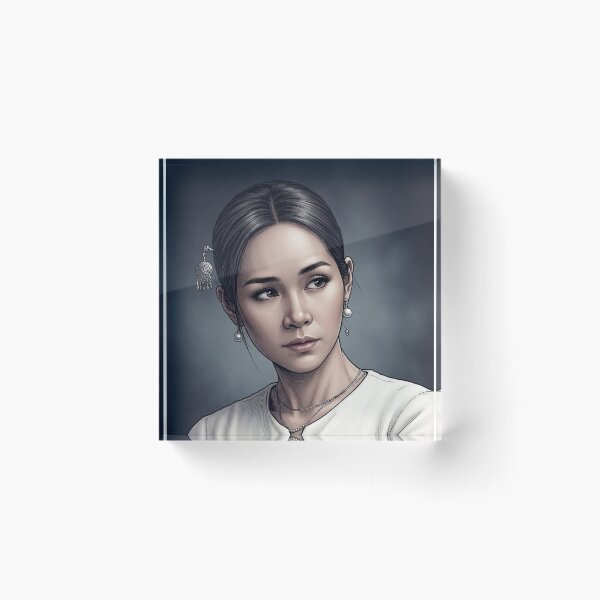 Item preview, BS BinOon Decisions Bulan Khom Thai GL Actress Lgbtq+ Comic Book Art Home Wall Decor Print Poster Pride TV Series Movie Music designed and sold by Mind Space.
