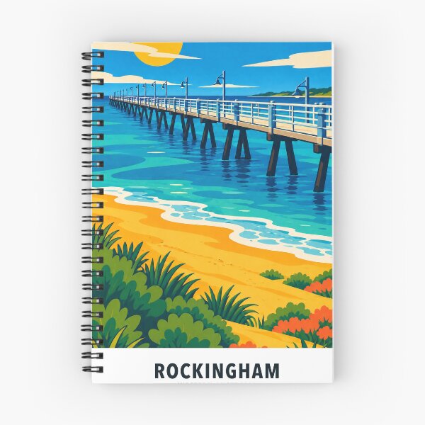 Item preview, Rockingham Palm Beach Jetty and Foreshore designed and sold by Print My Town.