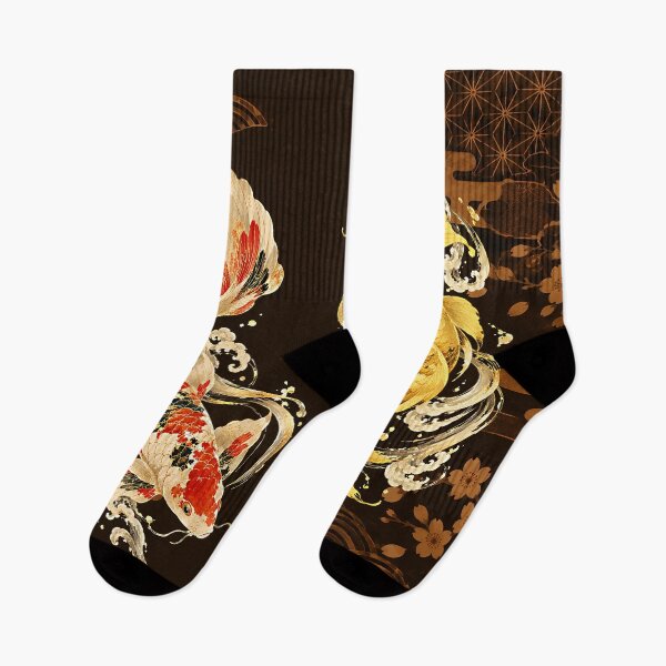 Item preview, Golden Koi – Japanese Elegance & Prosperity designed and sold by Neo Japonism Art.