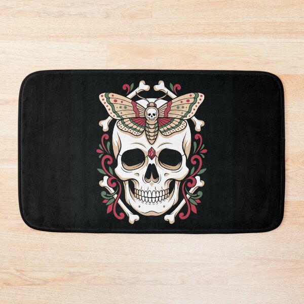 Item preview, Skull and Moth Gothic Occult Art designed and sold by digizonebydas.