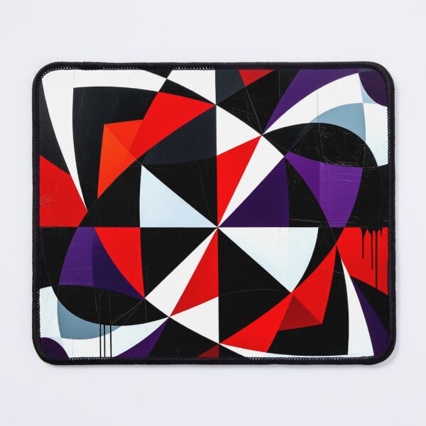 Item preview, abstract velocity colorful geometric triangular abstract design designed and sold by SmashingDeals.
