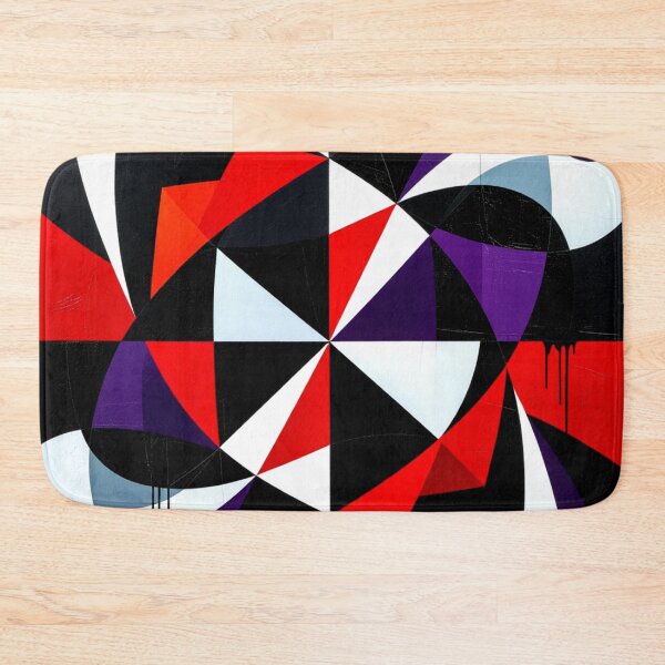 Item preview, abstract velocity colorful geometric triangular abstract design designed and sold by SmashingDeals.
