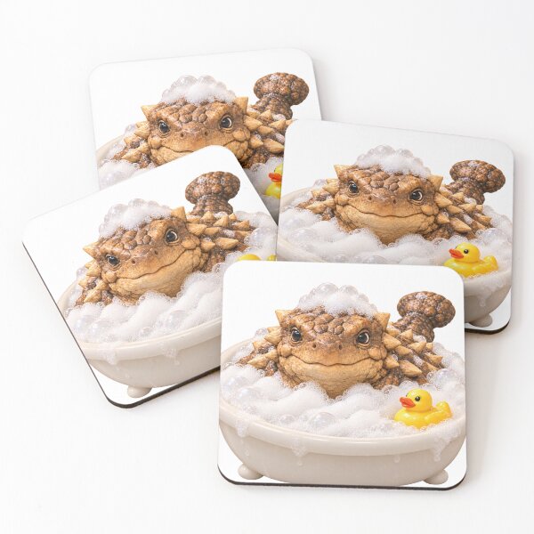 Item preview, Relaxed Ankylosaurus Bubble Bath designed and sold by Sillytoe.