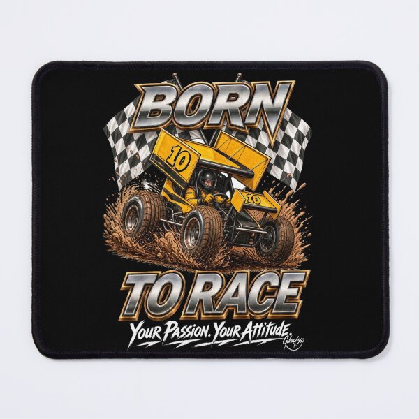 Item preview, BORN TO RACE: Your Passion. Your Attitude. designed and sold by Gnarly360.