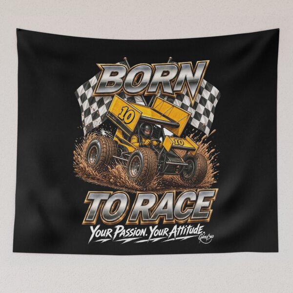 Item preview, BORN TO RACE: Your Passion. Your Attitude.  designed and sold by Gnarly360.