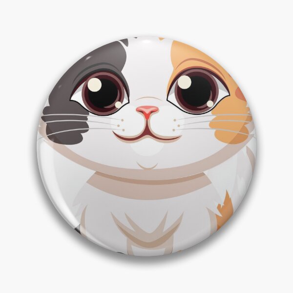 Item preview, Sweet Eyed Kitten Cartoon designed and sold by HackerLooks.