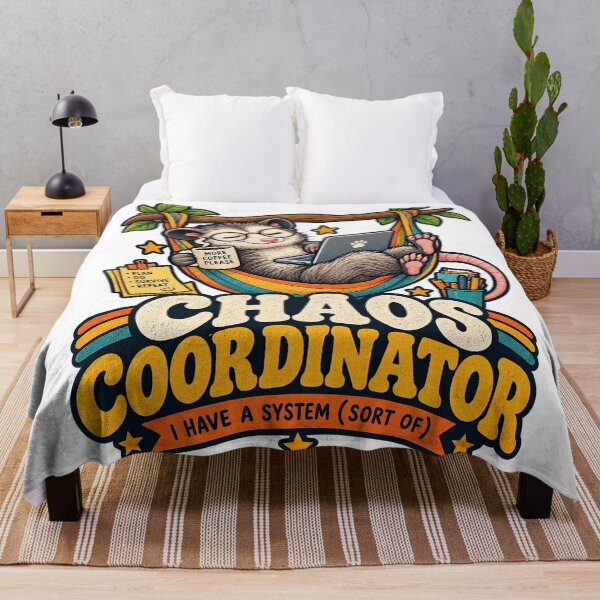 Item preview, Chaos Coordinator Funny Possum – I Have a System Sort Of Retro Design designed and sold by HSE1.