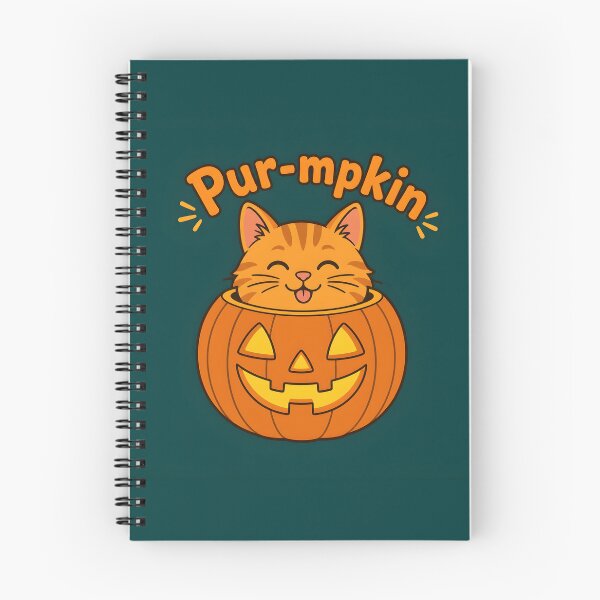 Artikelvorschau, Pur-mpkin Katze Kürbis Lustiges Halloween Design entworfen und verkauft von Glitchart66.
