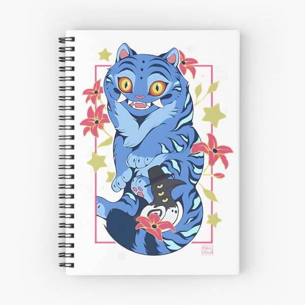 Item preview, Cute Derpy Tiger and Bird Cartoon Illustration for Animal Lovers designed and sold by nowyso.