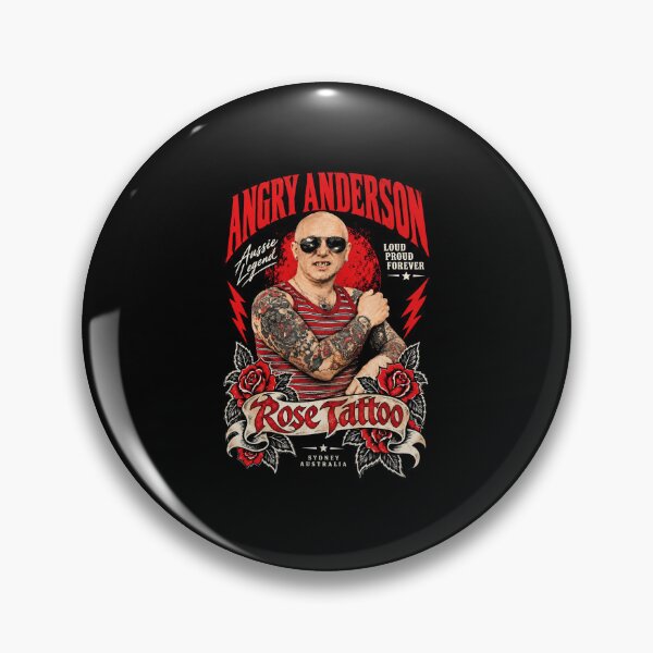 Item preview, Angry Anderson Rose Tattoo, Aussie Rock Legend Memorial designed and sold by mesmary.