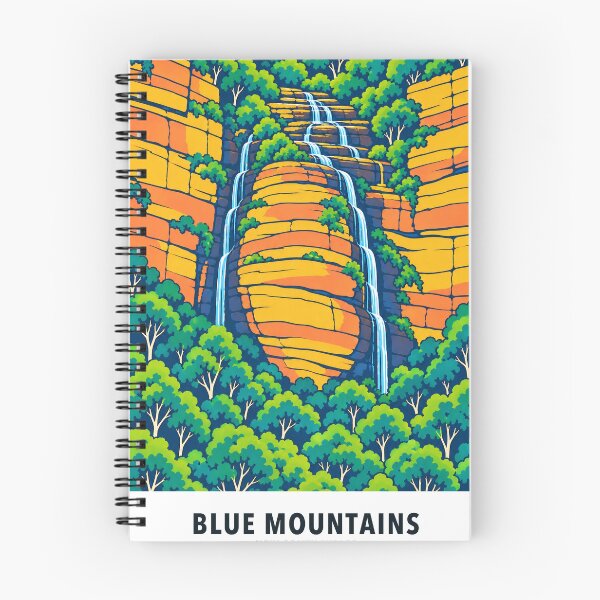 Item preview, Blue Mountains Wentworth Falls Sandstone Cascades designed and sold by Print My Town.