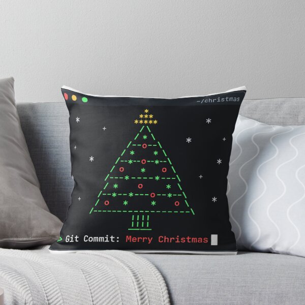 Artikelvorschau, Git Commit Merry Christmas Code entworfen und verkauft von CoolContent Factory.