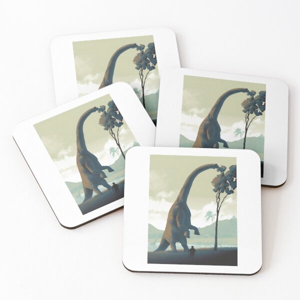 Item preview, Giant Brachiosaurus Jurassic Silhouette Poster - Welcome To The Park Magic designed and sold by Billy Morfo™.