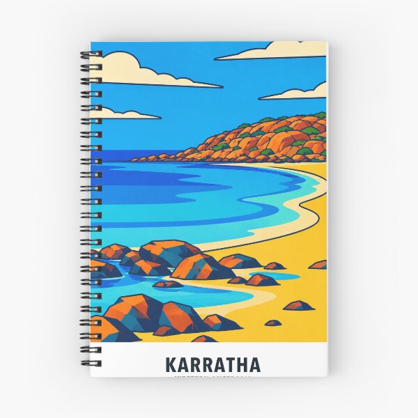 Item preview, Karratha Hearson Cove and Rocky Shore designed and sold by Print My Town.