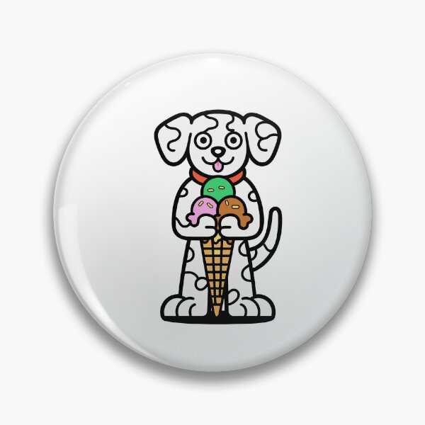 Item preview, Dalmatian with a Triple Ice Cream Cone designed and sold by BysonDesigns.