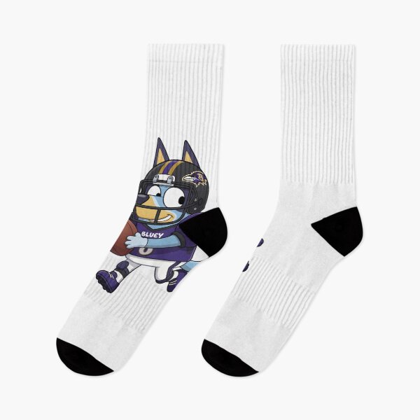 Item preview, Bluey And Snoopy Baltimore Football Crossover designed and sold by DamianRoy88.