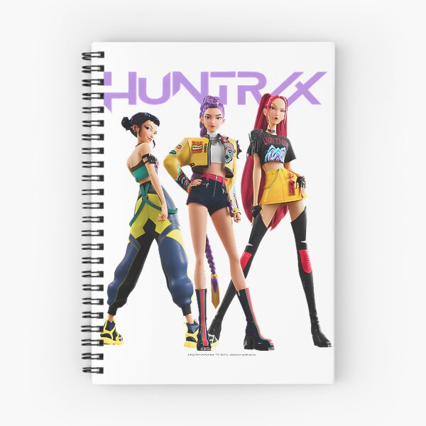 Item preview, KPop Demon Hunters Poster Featuring Huntrix Mira Rumi and Zoey Artwork designed and sold by Magic Dots.