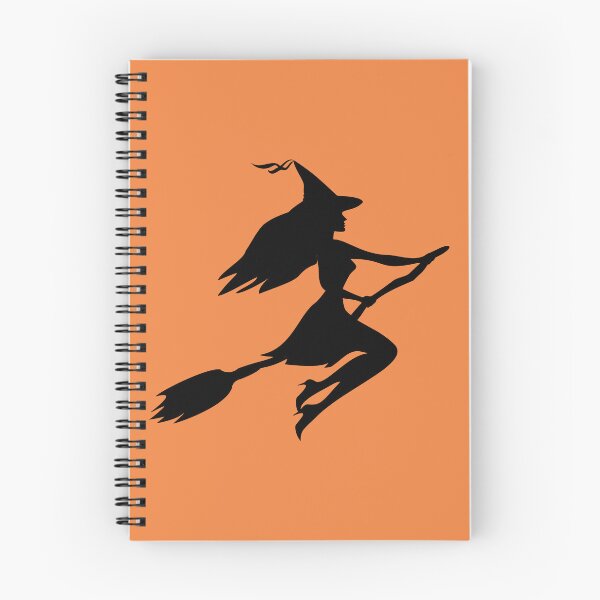 Item preview, Witch Riding Broomstick Silhouette Spooky Halloween designed and sold by ZorianArt.