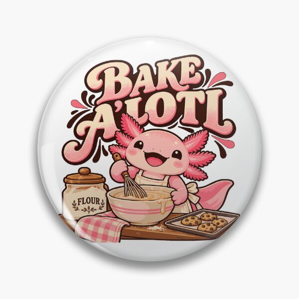 Item preview, Bake A’lotl – Funny Axolotl Baker Baking Design designed and sold by HH Design House.