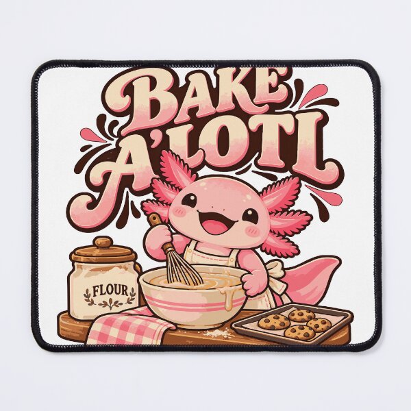 Item preview, Bake A’lotl – Funny Axolotl Baker Baking Design designed and sold by HH Design House.