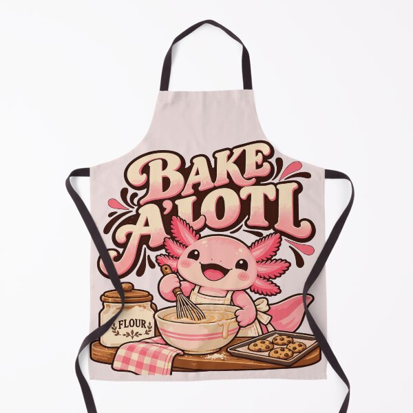 Item preview, Bake A’lotl – Funny Axolotl Baker Baking Design designed and sold by HH Design House.