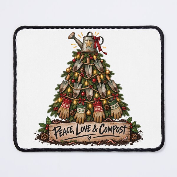Item preview, Peace Love Compost Gardener Christmas designed and sold by CoolContent Factory.