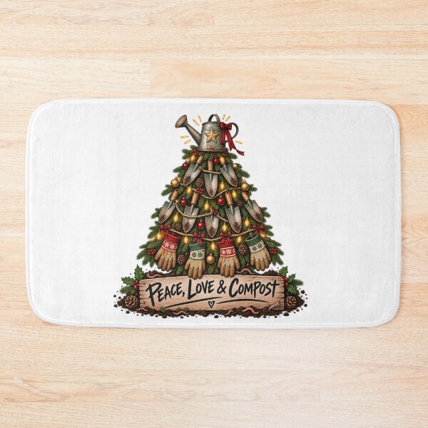 Item preview, Peace Love Compost Gardener Christmas designed and sold by CoolContent Factory.