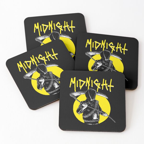 Item preview, Black Metal Yellow Background Band designed and sold by billiasbros.