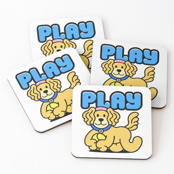 Item preview, Play - Golden Retriever with a Tennis Ball designed and sold by BysonDesigns.