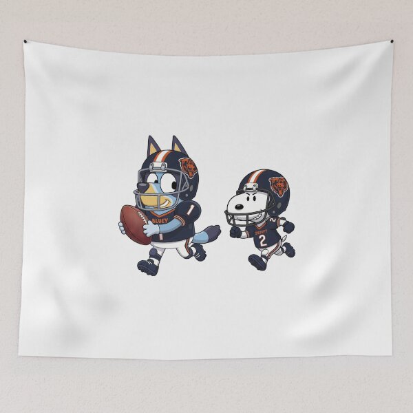Item preview, Bluey And Snoopy Chicago Football Crossover designed and sold by DamianRoy88.