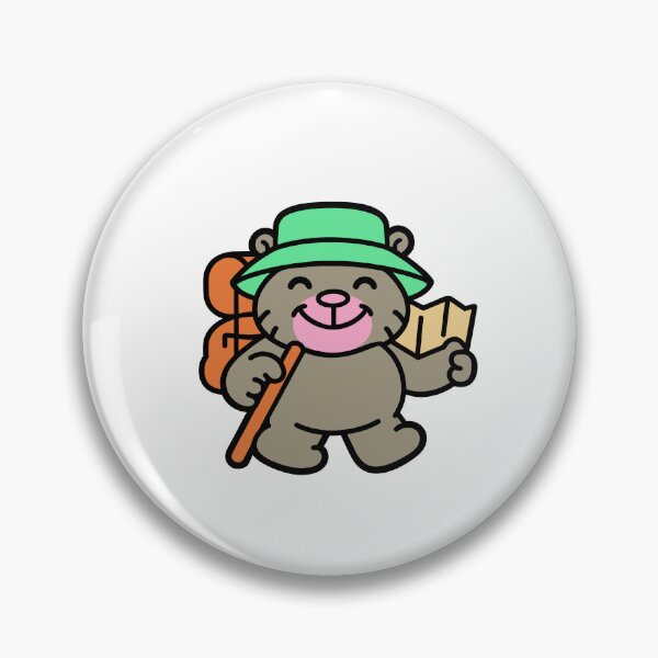 Item preview, Wombat Hiker with a Backpack designed and sold by BysonDesigns.