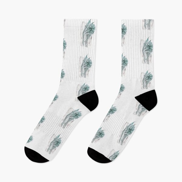 Item preview, FLORAL EYE HAND TEAL designed and sold by melyverso.