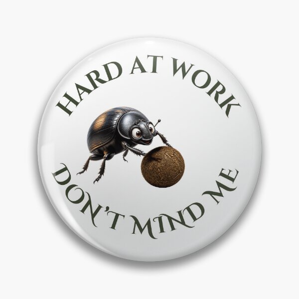 Item preview, Hard at Work Dung Beetle Rolling Ball designed and sold by Tobietales.