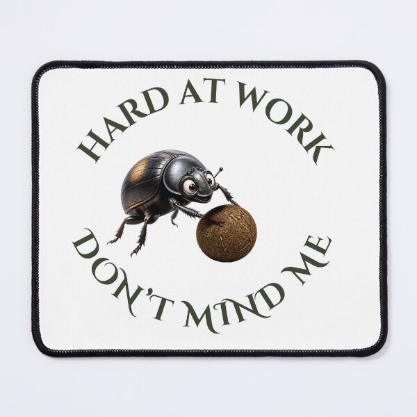 Item preview, Hard at Work Dung Beetle Rolling Ball designed and sold by Tobietales.