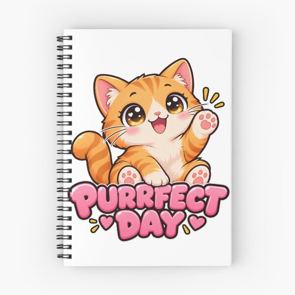 Item preview, Purrfect Day - Cute Kawaii Cat designed and sold by Visual Dept..