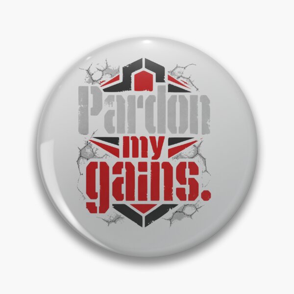 Item preview, Pardon My Gains Funny Gym Humor Workout T-Shirt designed and sold by is-ann-are.