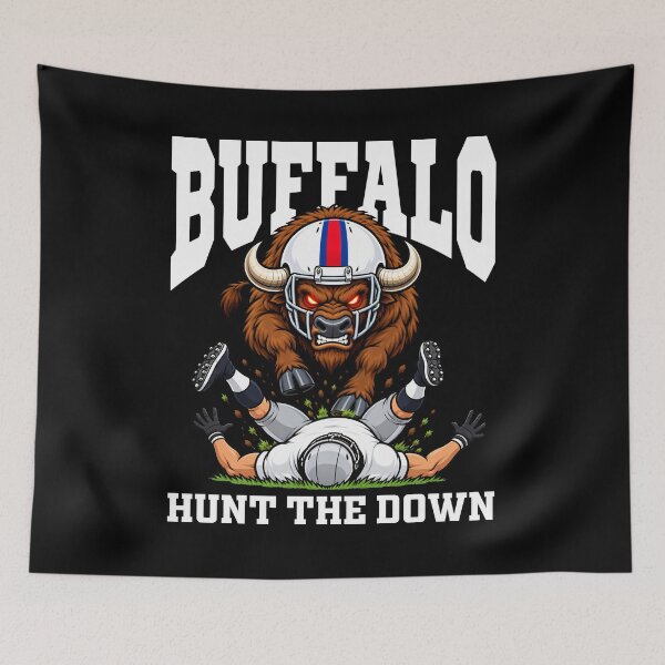 Item preview, BUFFALO HUNT THE DOWN - NY BUFFALO BILLS designed and sold by KEF Custom.
