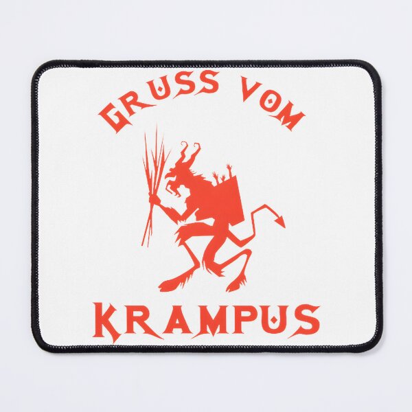 Item preview, Vintage Krampus Illustration with Gruss vom Krampus Greeting designed and sold by Mohamed-Khalifa.